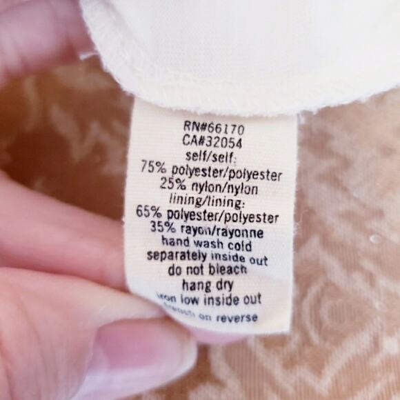 Pins and Needles Urban Out fitters Ivory Lace Short Sleeve Party Dress Size L - Picture 10 of 11